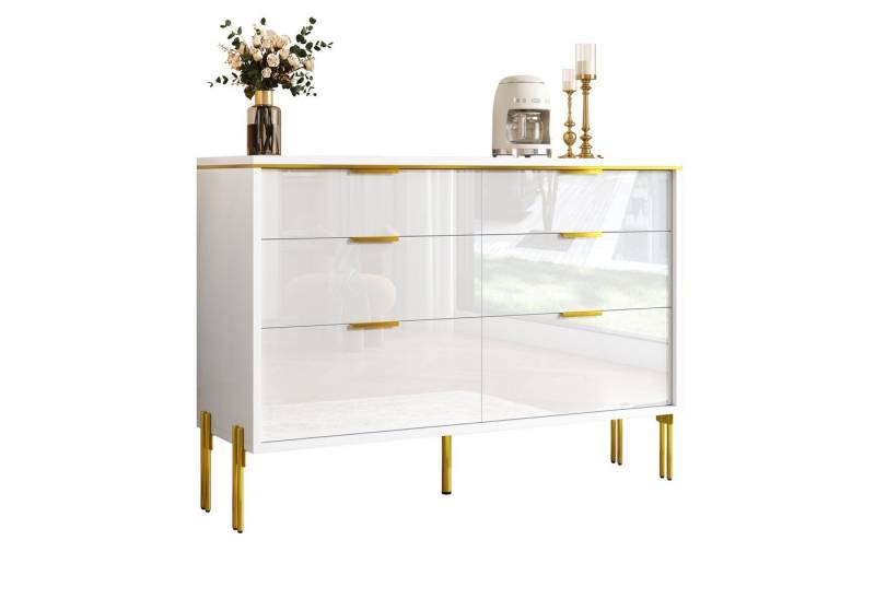 Powerwill Sideboard mit 6 Schubladen (Set, 1er set), Breite 120cm von Powerwill