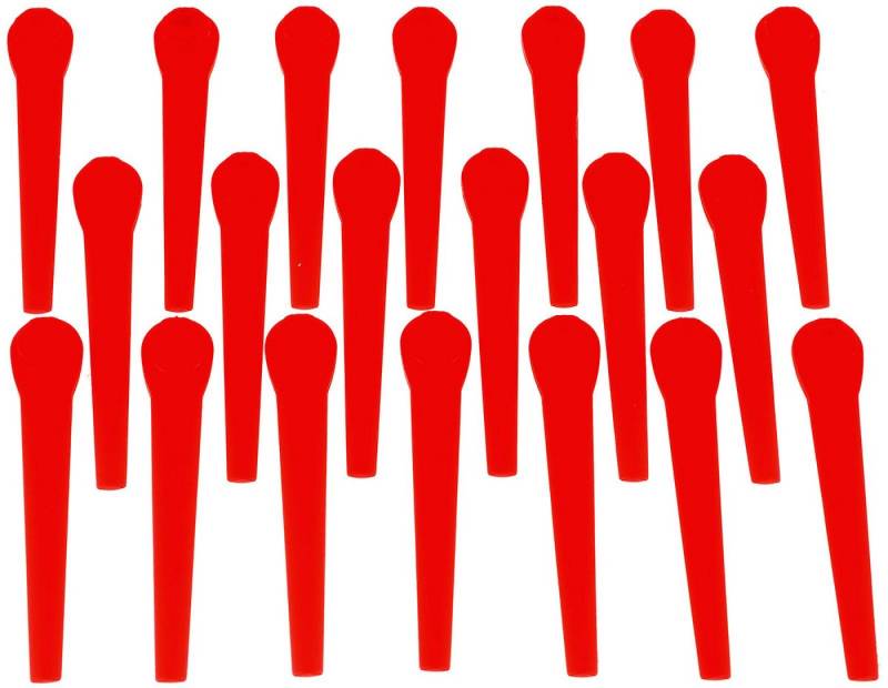 Powery Rasenmähermesser 20x Ersatz-Messer für Rasentrimmer Gardena 8840 von Powery