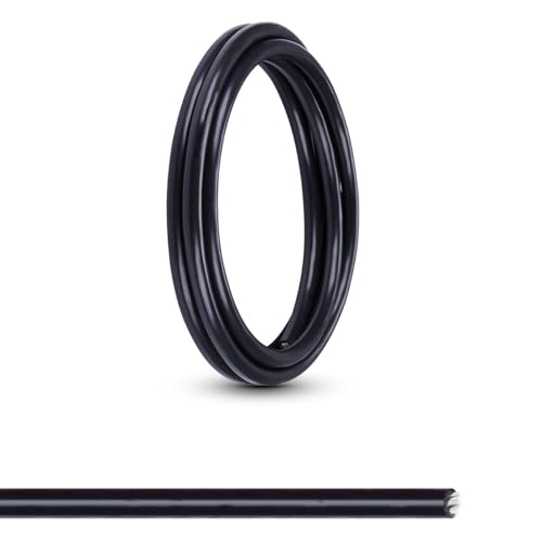 Powice 1M Verdrahtungsleitung Set, 10mm² Kabel Flexibel, Verdrahtungsbrücke 10mm² Verdrahtungsleitung, Einzelader Aderleitung für RC-Flugzeuge, Batterieklemmenkabel, Lastwagen, Auto von Powice
