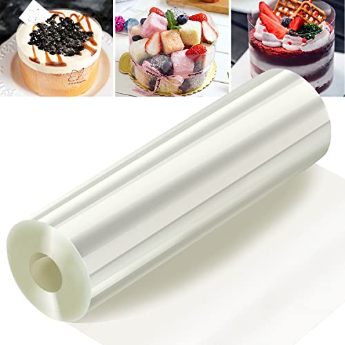 Powmag Tortenrandfolie 15cmx10m, Transparent Acetat Rolle Acetat Folie für Kuchen, Tortenrandfolie Kuchen Kragen, Acetate Foil Für Schokoladen-Creme-Torte Stabilisieren Dekoration Powmag Tortenrandfolie 15cmx10m, Transparent Acetat Rolle Acetat Folie für Kuchen, Tortenrandfolie Kuchen Kragen, Acetate Foil Für Schokoladen-Creme-Torte Stabilisieren Dekoration von Powmag
