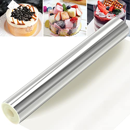 Tortenrandfolie 30cmx10m, Transparent Acetat Rolle Acetat Folie für Kuchen, Tortenrandfolie Kuchen Kragen, Acetate Foil Für Schokoladen-Creme-Torte Stabilisieren Dekoration Tortenrandfolie 30cmx10m, Transparent Acetat Rolle Acetat Folie für Kuchen, Tortenrandfolie Kuchen Kragen, Acetate Foil Für Schokoladen-Creme-Torte Stabilisieren Dekoration von Powmag