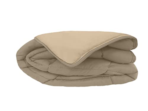 Poyet Motte Calgary Steppdecke, Polyester, Taupe/Leinen, Polyester, Taupe/Lin, 220x160x1 cm Poyet Motte Calgary Steppdecke, Polyester, Taupe/Leinen, Polyester, Taupe/Lin, 220x160x1 cm von Poyet Motte