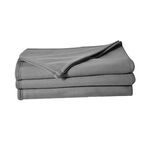 Poyet Motte Fleecedecke 150 x 220 cm, Stahl, 100% Polyester Serie Polfirst von Poyet Motte