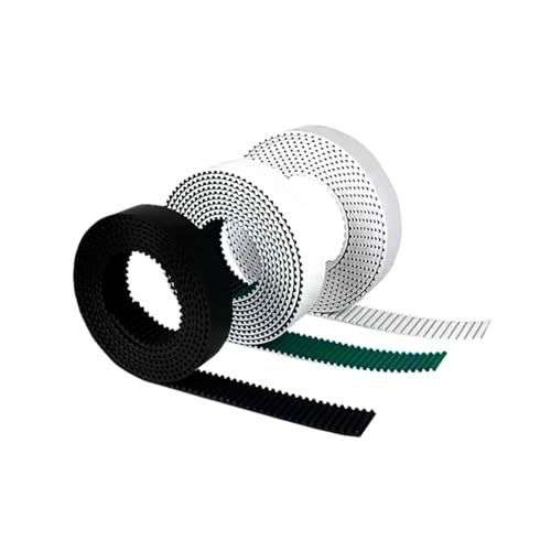 1–8 Meter HTD3M Zahnriemen, Breite 10–40 mm, offener Pu-Antriebsriemen für 3D-Drucker und CNC-Maschinen,Grün von Poyuad