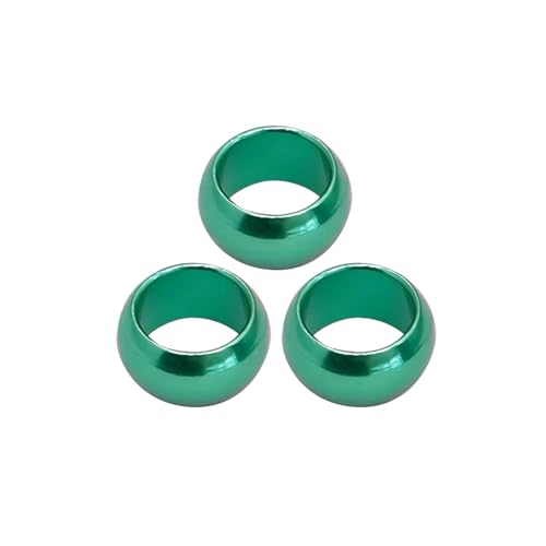 10 Stück, 8/10 mm Innendurchmesser, Aluminium-Beinringe für Haustiervögel, bunte Taubenidentifikationsbänder für das Flugtraining im Freien,Grün,Innendurchmesser 10 mm 10 Stück, 8/10 mm Innendurchmesser, Aluminium-Beinringe für Haustiervögel, bunte Taubenidentifikationsbänder für das Flugtraining im Freien,Grün,Innendurchmesser 10 mm von Poyuad