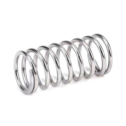 10 Stück, Druckfeder aus Edelstahl 304, Drahtdurchmesser 1,2 mm, zylindrische, spiralförmige Rückstelldruckfeder,10 Stück,1,2 x 8 x 15 mm 10 Stück, Druckfeder aus Edelstahl 304, Drahtdurchmesser 1,2 mm, zylindrische, spiralförmige Rückstelldruckfeder,10 Stück,1,2 x 8 x 15 mm von Poyuad