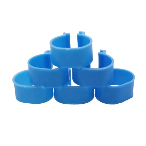100 Stück, 16 mm große Geflügelbeinringe, leere Kunststoffbänder, geeignet zur Identifizierung von Tauben, Hühnern, Vögeln und anderen Nutztieren,Blau,Innendurchmesser 16 mm 100 Stück, 16 mm große Geflügelbeinringe, leere Kunststoffbänder, geeignet zur Identifizierung von Tauben, Hühnern, Vögeln und anderen Nutztieren,Blau,Innendurchmesser 16 mm von Poyuad