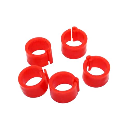 100 Stück, 8 mm große Vogelbeinklammern, Geflügelbeinringe aus Kunststoff, geeignet für Tauben, Papageien, Hühner, Identifizierung in gemischten Farben.,Rot,Innendurchmesser 8 mm 100 Stück, 8 mm große Vogelbeinklammern, Geflügelbeinringe aus Kunststoff, geeignet für Tauben, Papageien, Hühner, Identifizierung in gemischten Farben.,Rot,Innendurchmesser 8 mm von Poyuad