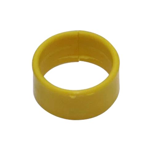 100 Stück, Innendurchmesser 1,6–2 cm, Hühnerbeinringe aus Kunststoff mit nummerierten Druckknöpfen, geeignet für Werkzeuge zur Geflügelhaltung,Innendurchmesser 2,0 cm von Poyuad