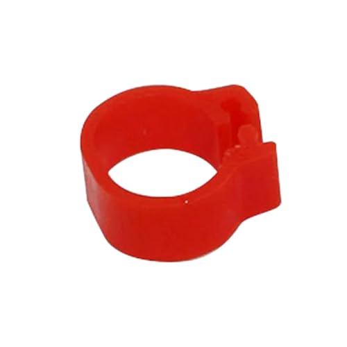 100 Stück, Innendurchmesser 8 mm, Vogelbeinklammern, buntes Taubentrainingswerkzeug, Papageien-Identifikationsband für die Fütterung im Freien,Rot,Innendurchmesser 8 mm 100 Stück, Innendurchmesser 8 mm, Vogelbeinklammern, buntes Taubentrainingswerkzeug, Papageien-Identifikationsband für die Fütterung im Freien,Rot,Innendurchmesser 8 mm von Poyuad