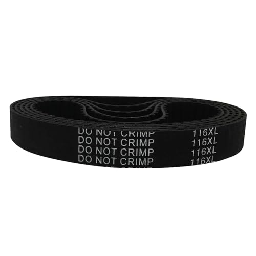 2/5 Stück XL-Zahnriemen, Umfang 108XL-116XL, Breite 10 mm, Teilung 5,08 mm, geschlossener Gummi-Zahnriemen,5 Stück 2/5 Stück XL-Zahnriemen, Umfang 108XL-116XL, Breite 10 mm, Teilung 5,08 mm, geschlossener Gummi-Zahnriemen,5 Stück von Poyuad