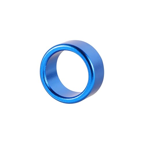 30 Stück, Innendurchmesser 8/10 mm, Beinringe aus Aluminium für Tauben, bunte Identifikationsbänder für das Training von Brieftauben im Freien,Blau,Innendurchmesser 8 mm von Poyuad