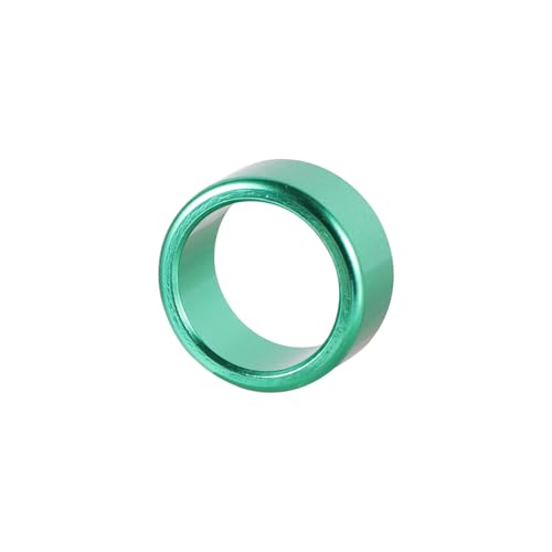 30 Stück, Innendurchmesser 8/10 mm, Beinringe aus Aluminium für Tauben, bunte Identifikationsbänder für das Training von Brieftauben im Freien,Grün,Innendurchmesser 8 mm von Poyuad