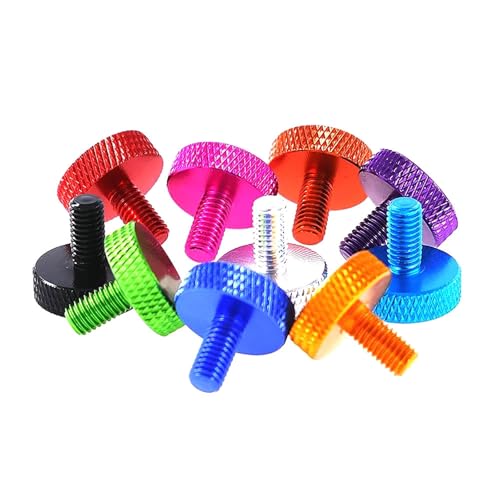 5 Stücke M2 M2,5 M3 M4 M5 Farbe Rändelschraube Aluminiumlegierung Flachkopf Rändelschraube Computergehäuse Schraube,Himmelblau,M2,5x12mm 5 Stücke M2 M2,5 M3 M4 M5 Farbe Rändelschraube Aluminiumlegierung Flachkopf Rändelschraube Computergehäuse Schraube,Himmelblau,M2,5x12mm von Poyuad
