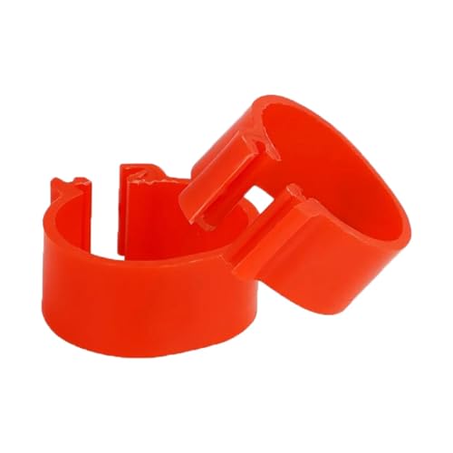 50 Stück, 1,6–2 cm große, verstellbare Hühnerbeinringe, Geflügelbeinanhänger aus Kunststoff, zur Identifizierung von Nutztieren auf Enten und Gänsen,Rot,Innendurchmesser 2 cm 50 Stück, 1,6–2 cm große, verstellbare Hühnerbeinringe, Geflügelbeinanhänger aus Kunststoff, zur Identifizierung von Nutztieren auf Enten und Gänsen,Rot,Innendurchmesser 2 cm von Poyuad