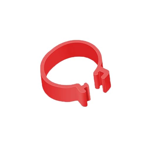 50 Stück, Innendurchmesser 16 mm, Hähnchenschenkelringe, glatt, geeignet für Hähnchen-, Enten- und Gänseschenkelclips,Rot,Innendurchmesser 16 mm 50 Stück, Innendurchmesser 16 mm, Hähnchenschenkelringe, glatt, geeignet für Hähnchen-, Enten- und Gänseschenkelclips,Rot,Innendurchmesser 16 mm von Poyuad