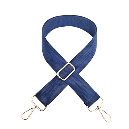 Poyuad 4 cm x 115 cm Langer Schultertaschengurt, breiter Baumwoll-Nylon-Damen-Crossbody-Breittaschengurt, austauschbares Zubehör,Dunkelblau Poyuad 4 cm x 115 cm Langer Schultertaschengurt, breiter Baumwoll-Nylon-Damen-Crossbody-Breittaschengurt, austauschbares Zubehör,Dunkelblau von Poyuad