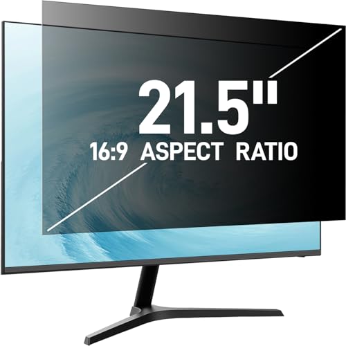 Pozlle 21,5-Zoll-Computer-Sichtschutzschild für 16:9-Breitbild-Desktop-Monitor - Blendfreier Blaulicht-Blickschutzfilter und Anti-Spion-Sichtschutzfolie Pozlle 21,5-Zoll-Computer-Sichtschutzschild für 16:9-Breitbild-Desktop-Monitor - Blendfreier Blaulicht-Blickschutzfilter und Anti-Spion-Sichtschutzfolie von Pozlle