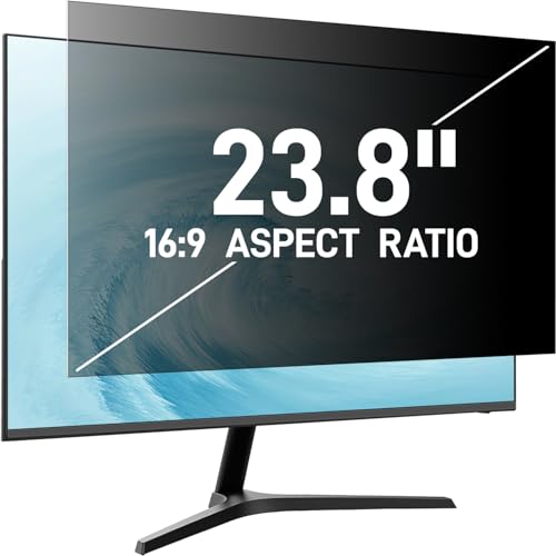 Pozlle 23,8-Zoll-Computer-Sichtschutzschild für 16:9-Breitbild-Desktop-Monitor - Blendfreier Blaulicht-Blickschutzfilter und Anti-Spion-Sichtschutzfolie Pozlle 23,8-Zoll-Computer-Sichtschutzschild für 16:9-Breitbild-Desktop-Monitor - Blendfreier Blaulicht-Blickschutzfilter und Anti-Spion-Sichtschutzfolie von Pozlle