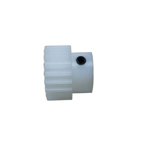 1 Stück 1 Modul Kunststoff-Ritzel - 20 bis 35 Zähne, 4–6,35 mm Bohrung, Stirnrad for Heimwerkerprojekte und mechanische Anwendungen(27 Teeth 6.35mm Bore) von PpeiliL