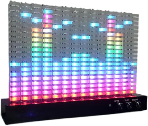 1 Stück 14-Segment-LED-Audio-Analysatorlampe – Bunter Sound-Visualisierer for Musikliebhaber und Elektronik-Enthusiasten von PpeiliL