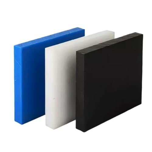 1 Stück Blockplatte aus reinem PA6-Nylon, 200 x 200 mm – schlagfest, CNC-Bearbeitung, mehrere Dickenoptionen, glatte Oberfläche(Blue,200x200mmx2mm) von PpeiliL