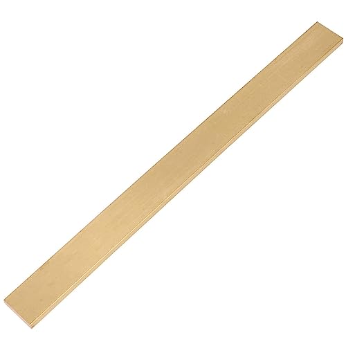 1 Stück Messing-Flachstange – 2 mm dick, 500 mm lang, 35 mm breit – perfekt for Bastel- und Heimwerkerprojekte(40mm) von PpeiliL
