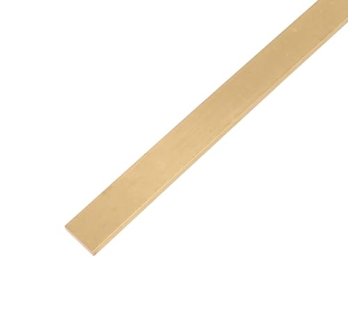 1 Stück Messing-Flachstange – 2 mm dick, 500 mm lang | Vielseitige Massivplatte for Bastel- und Heimwerkerprojekte(18mm) von PpeiliL