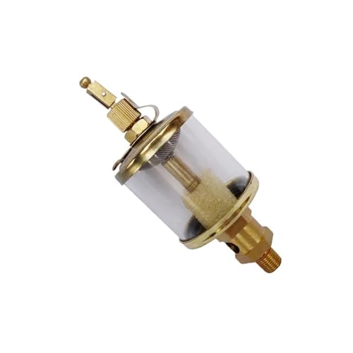 1 Stück Präzisions-Nadelventil-Ölbecher – BSP-Außengewinde 1/8", 1/4", 3/8" – Einstellbarer Tropföler for Drehmaschinen und Fräsen(3/8"x400mL) von PpeiliL