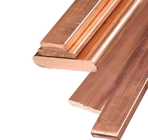 1 Stück T2 Kupfer-Flachstange – 20 mm dick, 200 mm lang, vielseitige Breitenoptionen for Elektro- und Handwerksanwendungen(20x30x200mm) von PpeiliL
