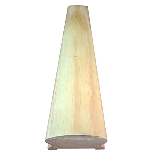 1 Stück Treppengeländer aus massivem Pappelholz – 95 cm lange Geländerpfosten for den Innen- und Außenbereich for Terrassen, Treppen und Veranden(Handrails Length 1.4m(4.6ft)) von PpeiliL