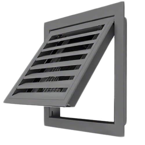 1 Stück Zugangsklappe aus Aluminiumlegierung mit verstecktem Schalter – for Lüftungsschlitze, wasserdichte und korrosionsfreie graue Zugangsluke(50x25cm) von PpeiliL