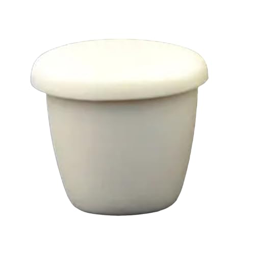 1 Stück bogenförmiger Korund-Aluminiumoxid-Tiegel 5 ml 10 ml 15 ml 200 ml for Schmelzen von Metallen, Glas, Keramik – wiederverwendbar mit Deckel(Model6) von PpeiliL