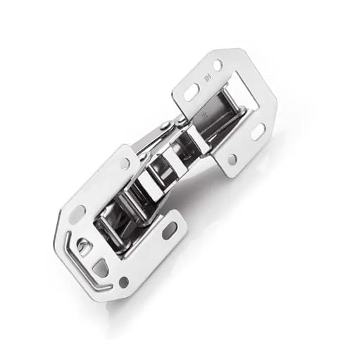 1 Stück nicht perforiertes hydraulisches Scharnier for Schranktüren – Soft-Close-Küchenbeschläge in Schwarz und Grau(Jl70578) von PpeiliL