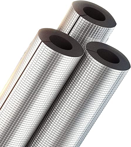 1 Stück selbstdichtendes Schaumstoff-Isolierrohr – Solarwarmwasserbereiter-Rohrabdeckung for Kältemittelleitungen und Frostschutz(ID27mm) von PpeiliL