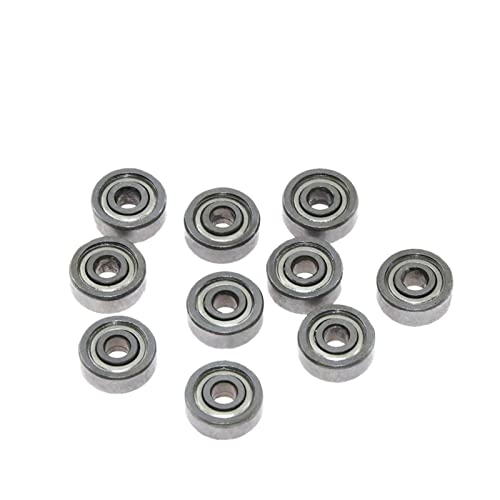 10-teiliges Flanschkugellager-Set 623zz 624zz 625zz for 3D-Drucker, Rasenmäher und Elektrowerkzeuge(624ZZ) von PpeiliL