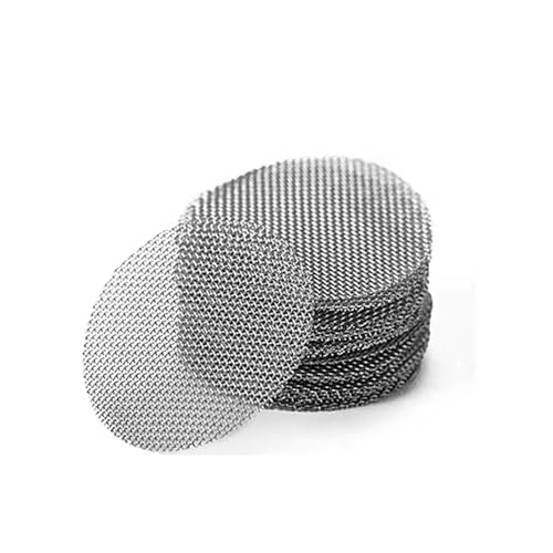100er-Pack Premium-Rohrfilter – langlebige Edelstahl- und Messingsiebe for Wasserpfeifen, verschiedene Größen, leicht zu reinigen(Stainless Steel,12.7mm) von PpeiliL