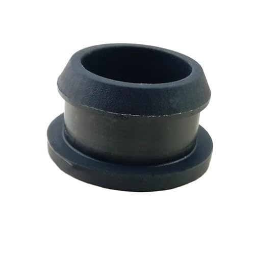 3 Stück schwarze Verschlussstopfen aus Silikonkautschuk for Aufstecken, Lochstopfen mit 10,5 mm bis 30 mm Durchmesser for Flaschen und Röhrchen(15mm) von PpeiliL