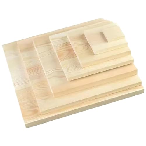 Hochwertige Kiefernholzplatten for DIY-Haus- und Flugzeugmodelle – 3 mm/5 mm/8 mm dicke Bastelplatten for Bastler und Profis(5pcs 250mm x 50mm x 8mm) von PpeiliL