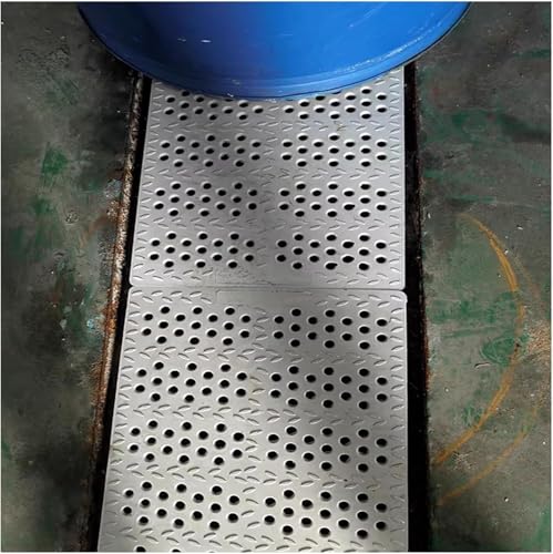 PpeiliL 1 Stück Bodenablaufsiebabdeckung for Garten und Terrasse – rostfreies Fiberglas mit 10 mm Abflusslöchern for effizienten Wasserfluss(L50cm X W30cm X H4cm) von PpeiliL