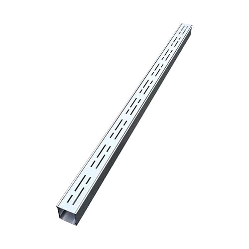 PpeiliL 1 Stück Edelstahl-Rinnenablauf mit Rost – 2 m (78,7 Zoll) Entwässerungslösung for Garten, Hof und Terrasse(W5xH5cmxL200cm) von PpeiliL