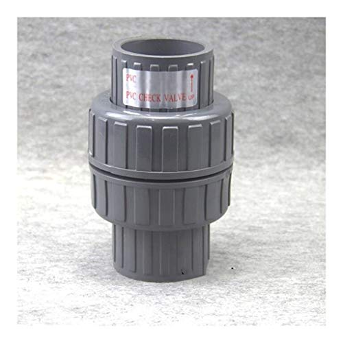 PpeiliL 1 Stück UPVC-Inline-Rückschlagventil 32–63 mm – Anti-Rückfluss-PVC-Anschluss for Aquarien und Gartenbewässerung(Inner Dia.63mm) von PpeiliL