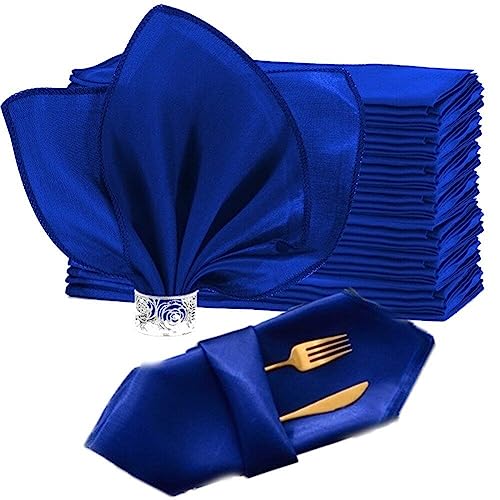 12 Pcs Servietten Satin Cocktail Serviette Für Party Hochzeitstisch Küchen Abendessen Servietten Servietten von Ppmter