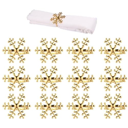 Ppmter 12pcs Weihnachten Schneeflocken Serviettenringe Weihnachtsdelte Gold Snowflake Serviettenhalter Tisch Serviette Schnalle Für Weihnachtshochzeitsfeier Ppmter 12pcs Weihnachten Schneeflocken Serviettenringe Weihnachtsdelte Gold Snowflake Serviettenhalter Tisch Serviette Schnalle Für Weihnachtshochzeitsfeier von Ppmter