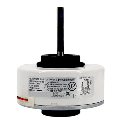 Kompatibel mit Midea WZDK20-38G (ZKFP-20-8-6) ZYTM93-5100024A WZDK20-38G-1 SIC-37CVL-F120-1, DC-Lüfter for Klimaanlagen von Pqjydaicvf