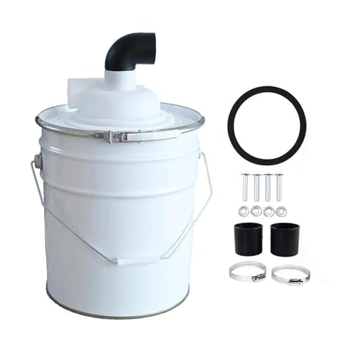 Pqjydaicvf Zyklonfilter, Holzbearbeitungssammler, DIY-Zyklonabscheiderabdeckung aus Spanplatten mit Winkelstück, Bauschutt for Staubsauger Pqjydaicvf Zyklonfilter, Holzbearbeitungssammler, DIY-Zyklonabscheiderabdeckung aus Spanplatten mit Winkelstück, Bauschutt for Staubsauger von Pqjydaicvf