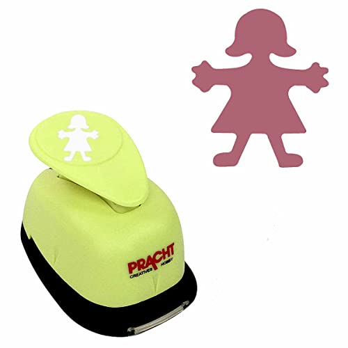 Pracht Creatives Hobby Jumbostanzer Mädchen 25 mm Kartengestaltung Stanzer von Pracht Creatives Hobby