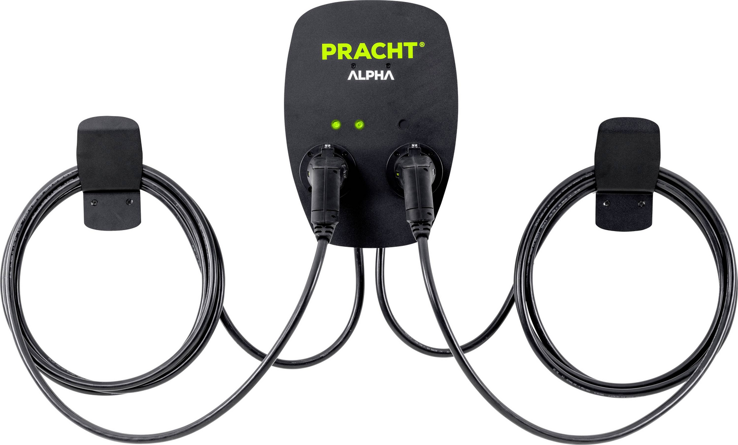 PRACHT NRG1000 2x Typ2 Anschluss 2x Ladekabel 55m ALPHA Wallbox von Pracht
