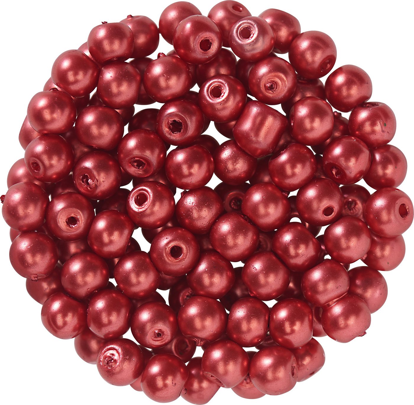 Pracht Bastelperlen, (100-tlg), Ø 4 mm, 100 Stk. von Pracht