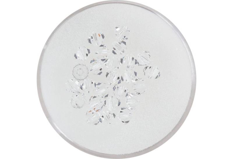 Pracht Bastelperlen Glasschliffperlen Glitzer, (25-tlg), 4 mm 25 Stück von Pracht